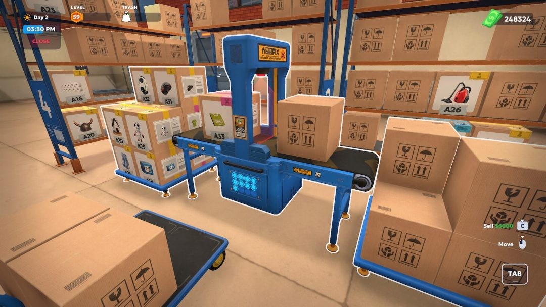 物流模拟《Shipping Store Simulator 2037》10月14日正式推出