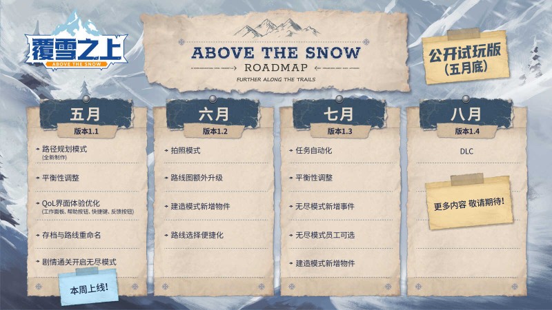 叙事向模拟经营《覆雪之上》正式确认参加ChinaJoy展，中国特色征集活动火热进行中！