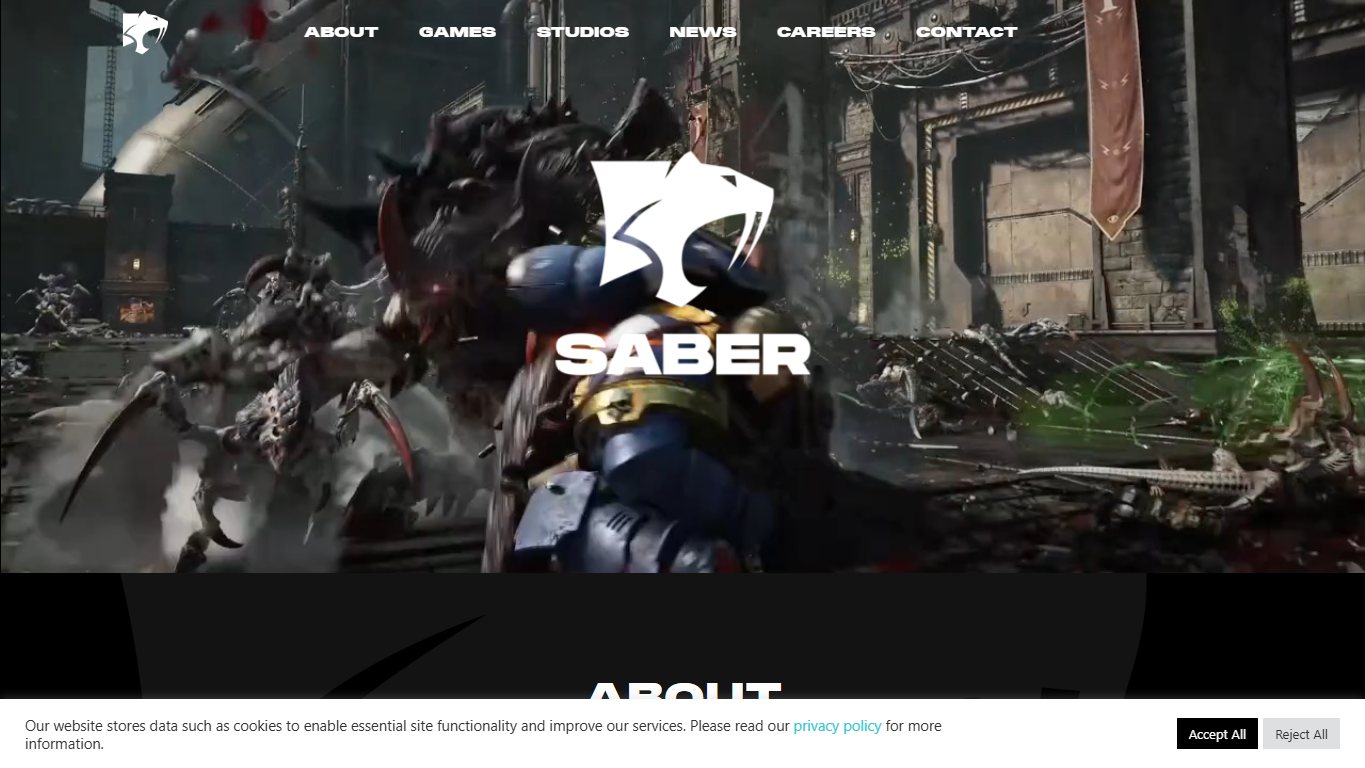 Saber Interactive 官网截图