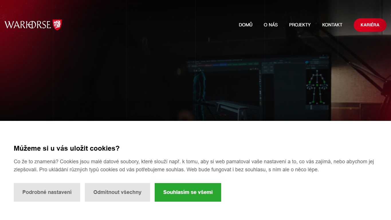 Warhorse Studios 官网截图